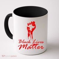 Tribute Black Lives Matter Fist Coffee Mug thumb 0