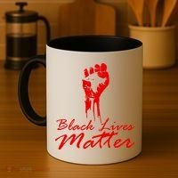 Tribute Black Lives Matter Fist Coffee Mug thumb 4