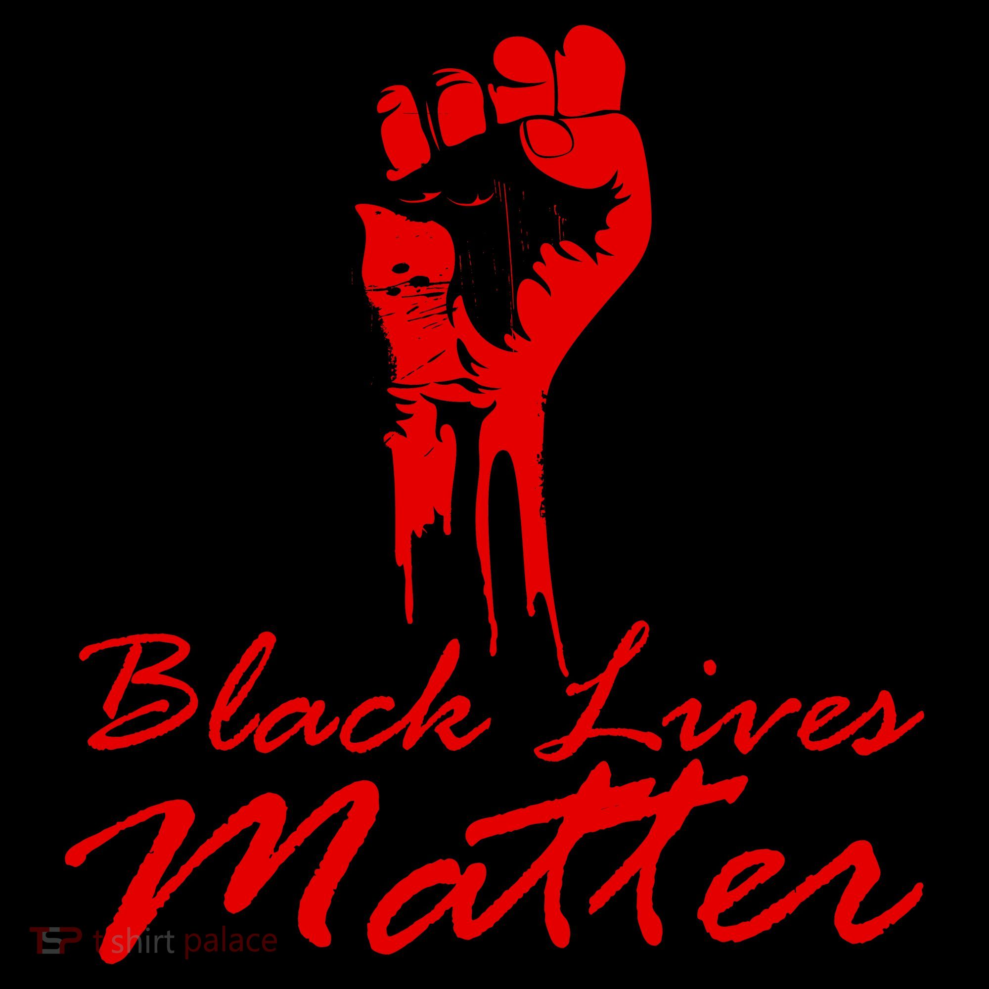 Tribute Black Lives Matter Fist Women's Hoodie