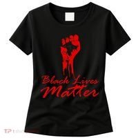 Tribute Black Lives Matter Fist Women's T-Shirt thumb 0