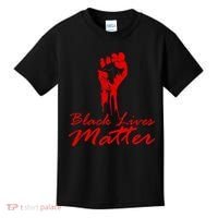 Tribute Black Lives Matter Fist Kids T-Shirt thumb 0