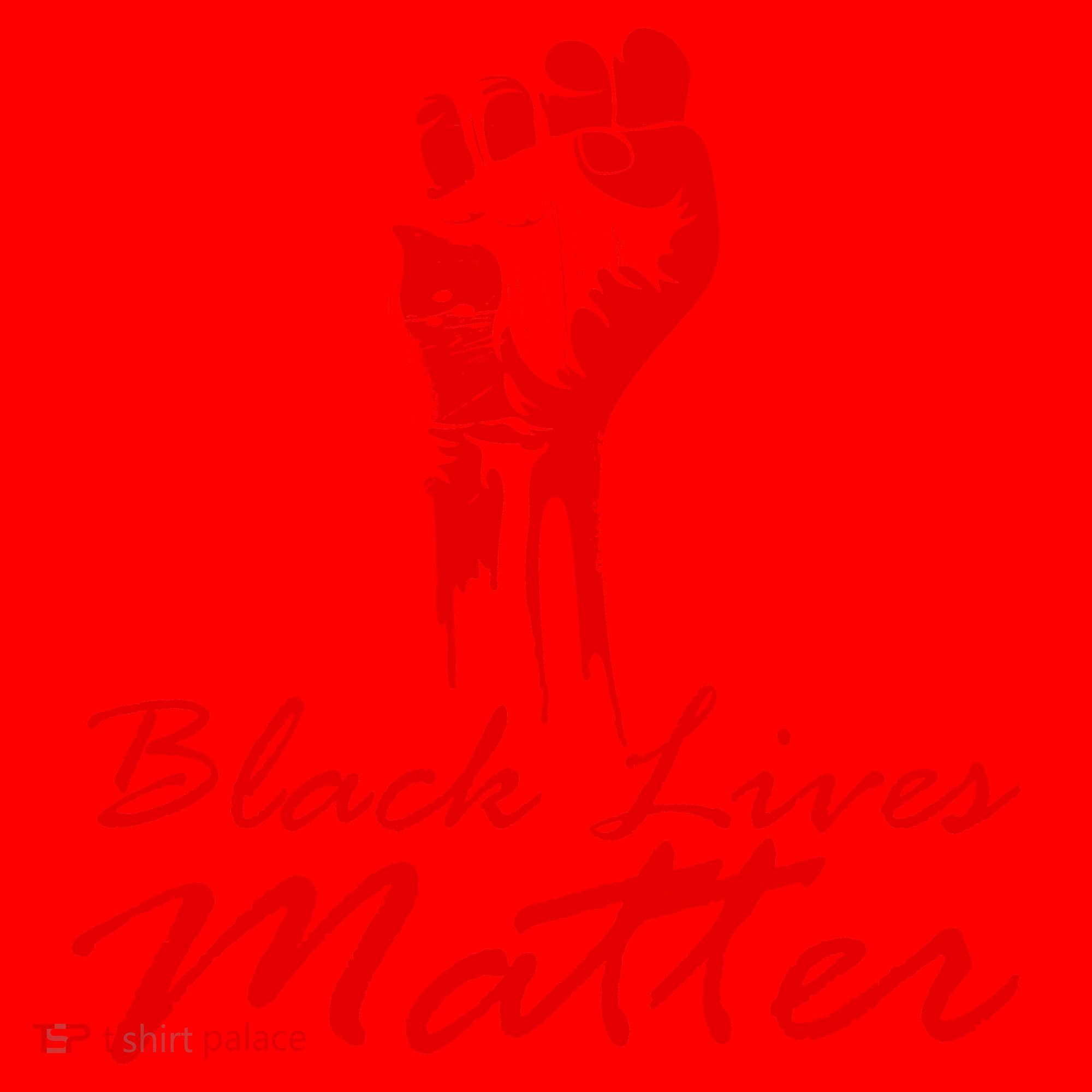 Tribute Black Lives Matter Fist Santa Hat