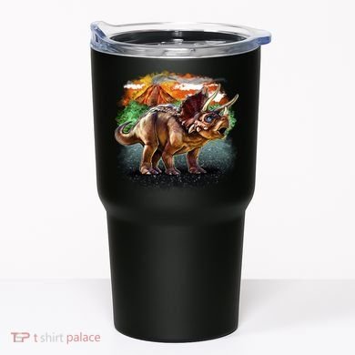 Triceratops Volcano Tumbler