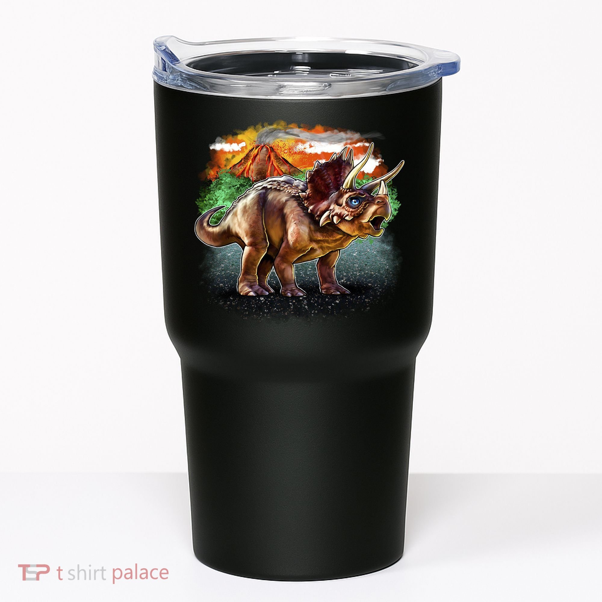 Triceratops Volcano Tumbler