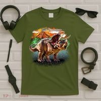 Triceratops Volcano T-Shirt thumb 5