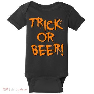Trick Or Beer Baby Bodysuit