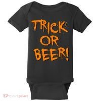 Trick Or Beer Baby Bodysuit thumb 0