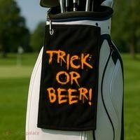 Trick Or Beer Golf Towel thumb 2