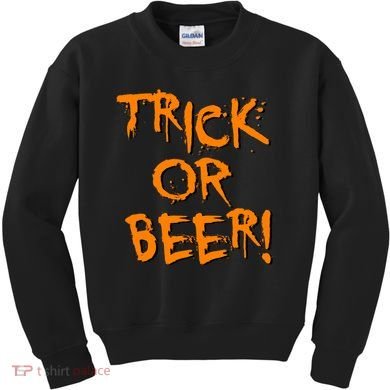 Trick Or Beer Kids Sweatshirt