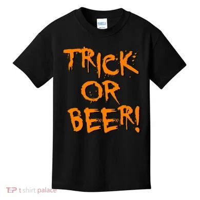 Trick Or Beer Kids T-Shirt