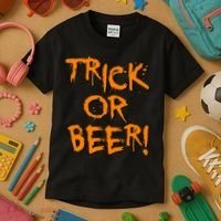 Trick Or Beer Kids T-Shirt thumb 3
