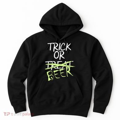 Trick or Beer Funny Halloween Party Hoodie