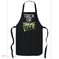 Trick or Beer Funny Halloween Party Apron thumb 0