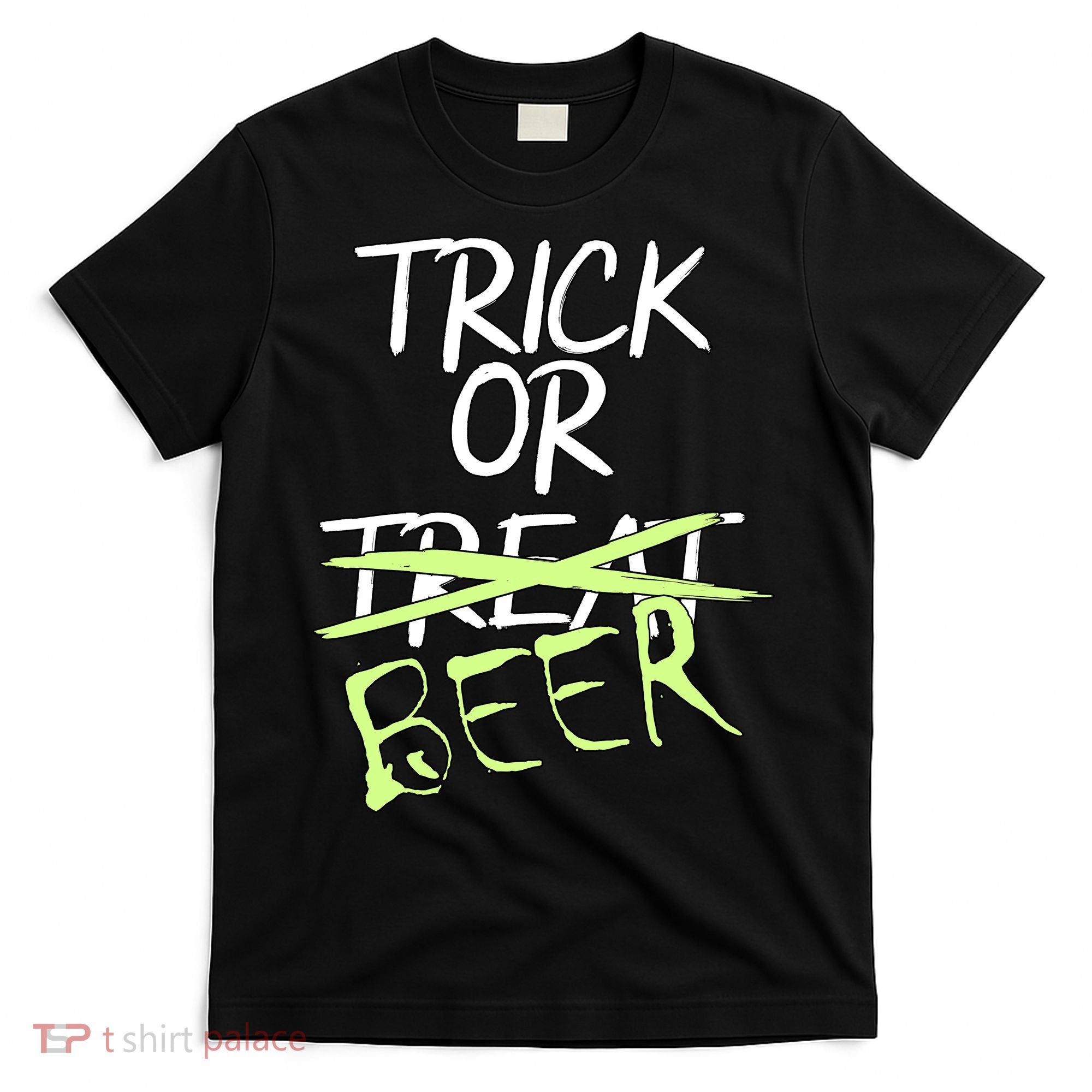 Trick or Beer Funny Halloween Party T-Shirt