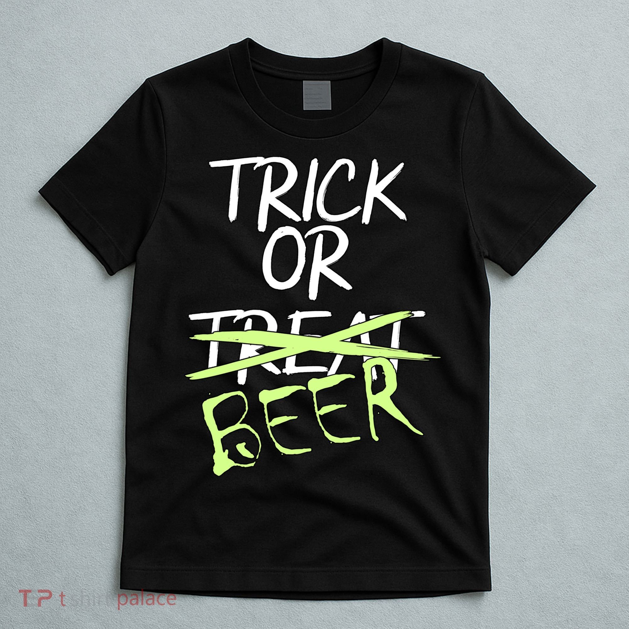 Trick or Beer Funny Halloween Party T-Shirt