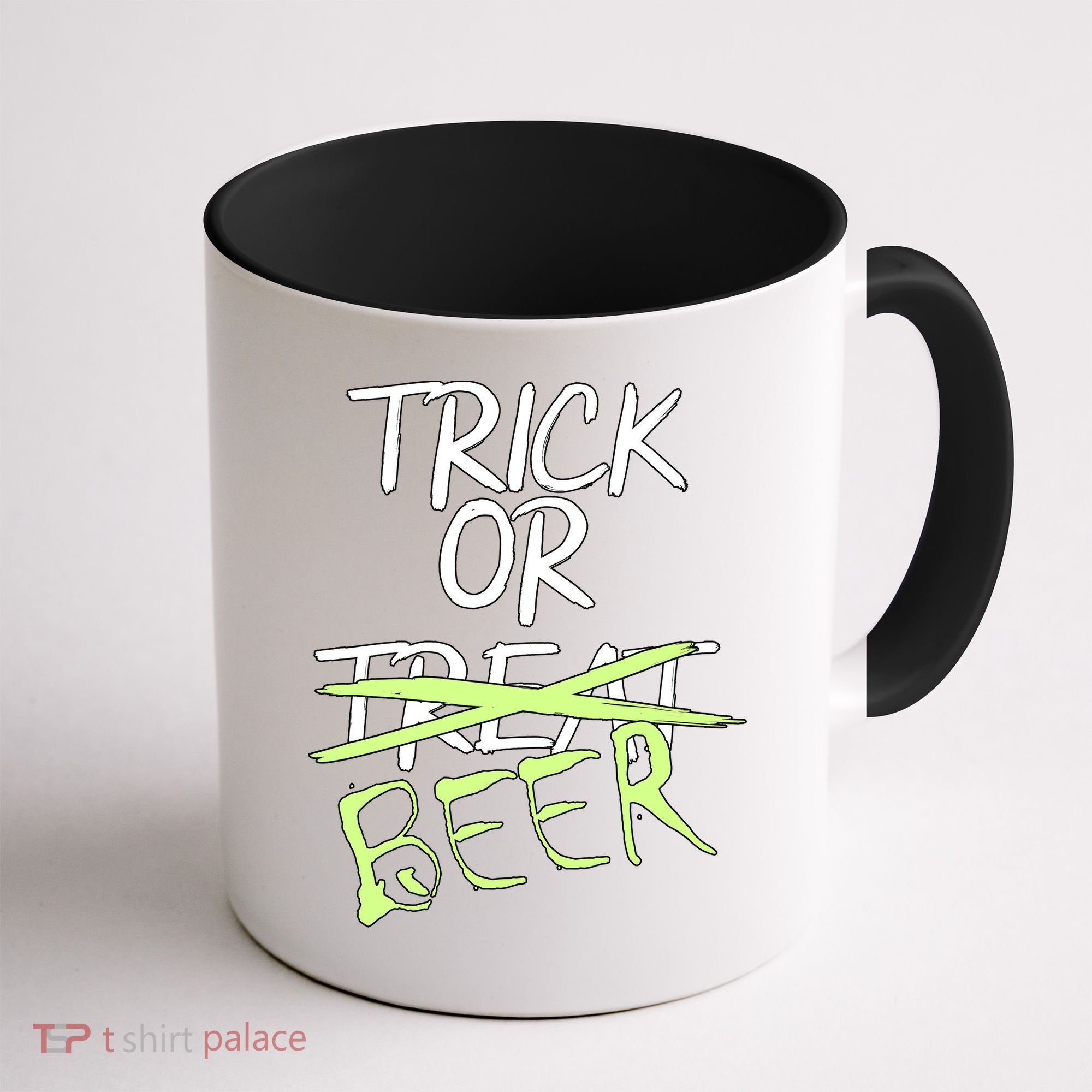 Trick or Beer Funny Halloween Party Coffee Mug
