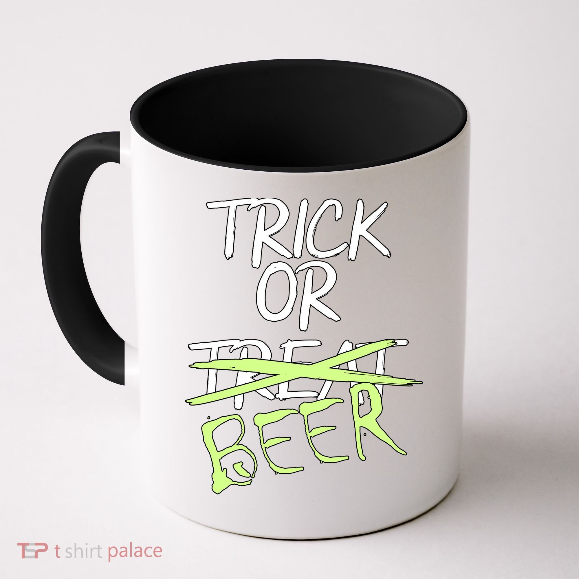 Trick or Beer Funny Halloween Party Coffee Mug