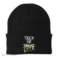 Trick or Beer Funny Halloween Party Beanie thumb 0
