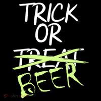 Trick or Beer Funny Halloween Party Women's Hoodie thumb 2