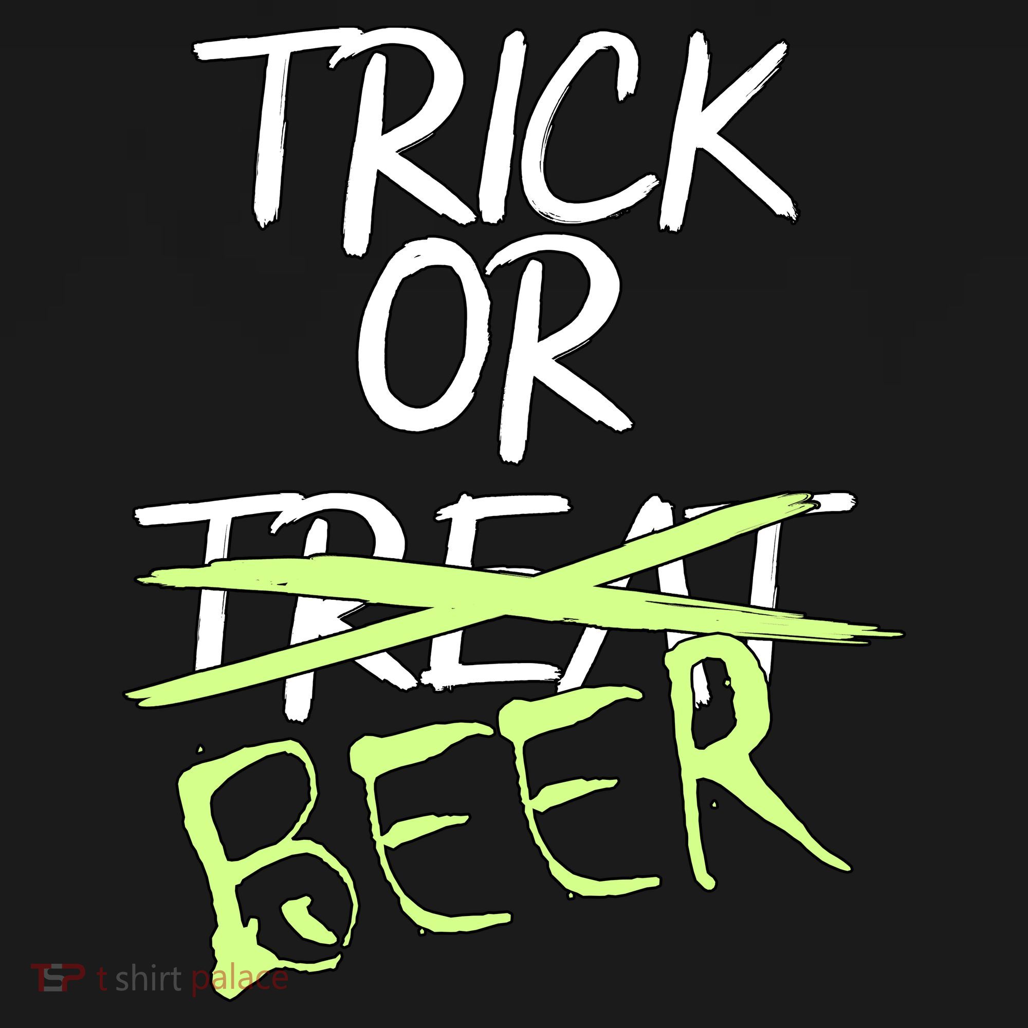 Trick or Beer Funny Halloween Party Kids Long Sleeve Shirt