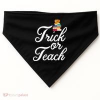 Trick Or Teach USA-Made Doggie Bandana thumb 0