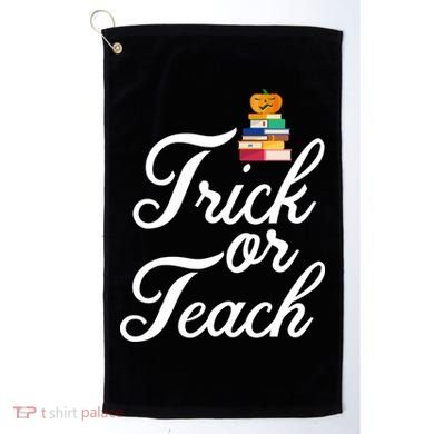 Trick Or Teach Golf Towel