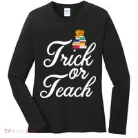 Trick Or Teach Women's Long Sleeve Shirt thumb 0