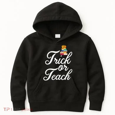 Trick Or Teach Kids Hoodie