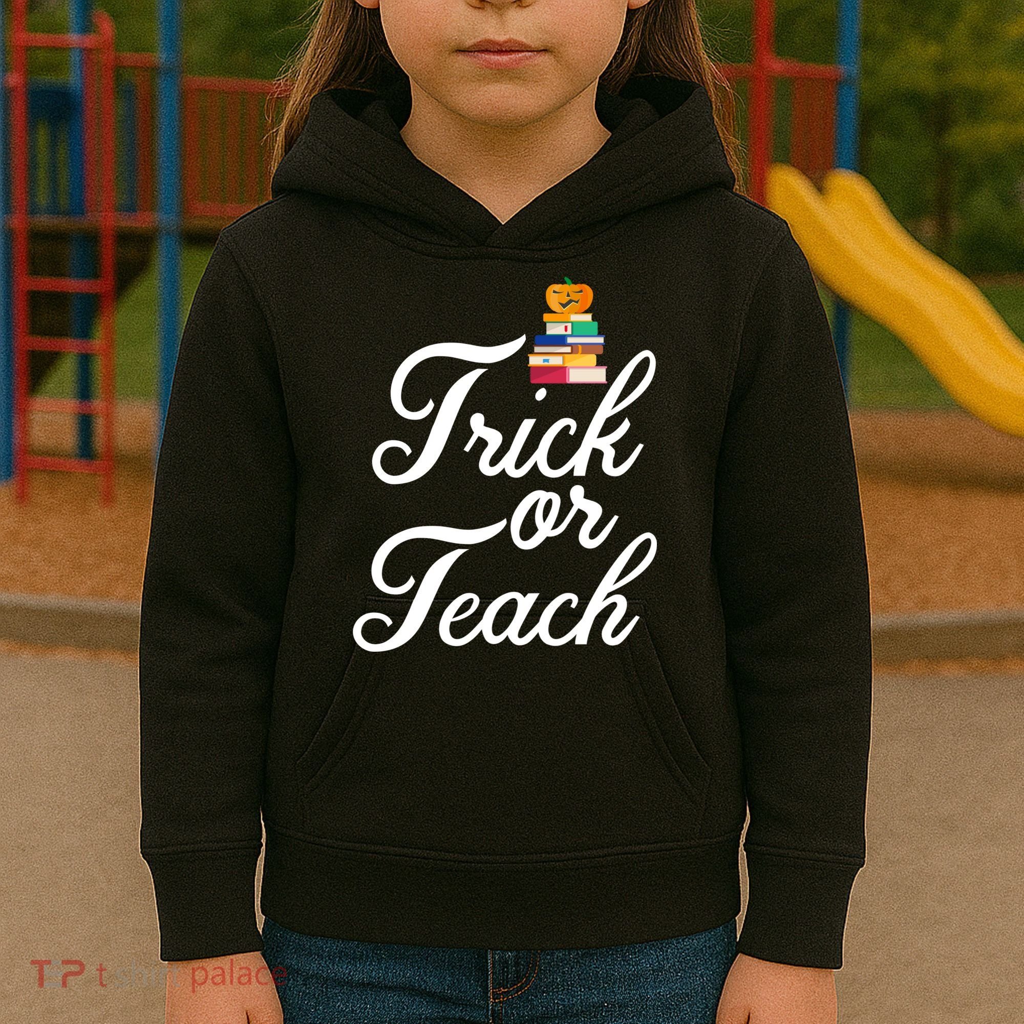 Trick Or Teach Kids Hoodie