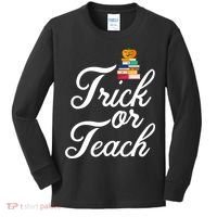 Trick Or Teach Kids Long Sleeve Shirt thumb 0