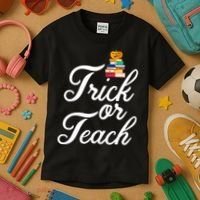 Trick Or Teach Kids T-Shirt thumb 3