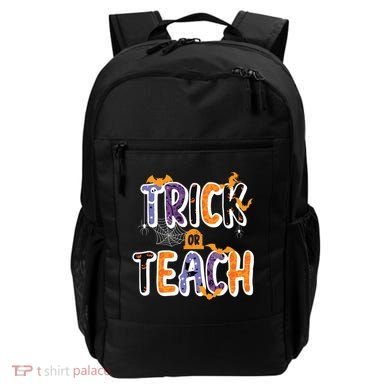 Trick Or Teach Funny Cute Halloween Backpack