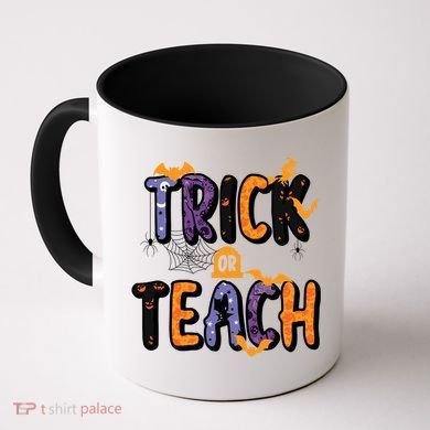 Trick Or Teach Funny Cute Halloween Coffee Mug