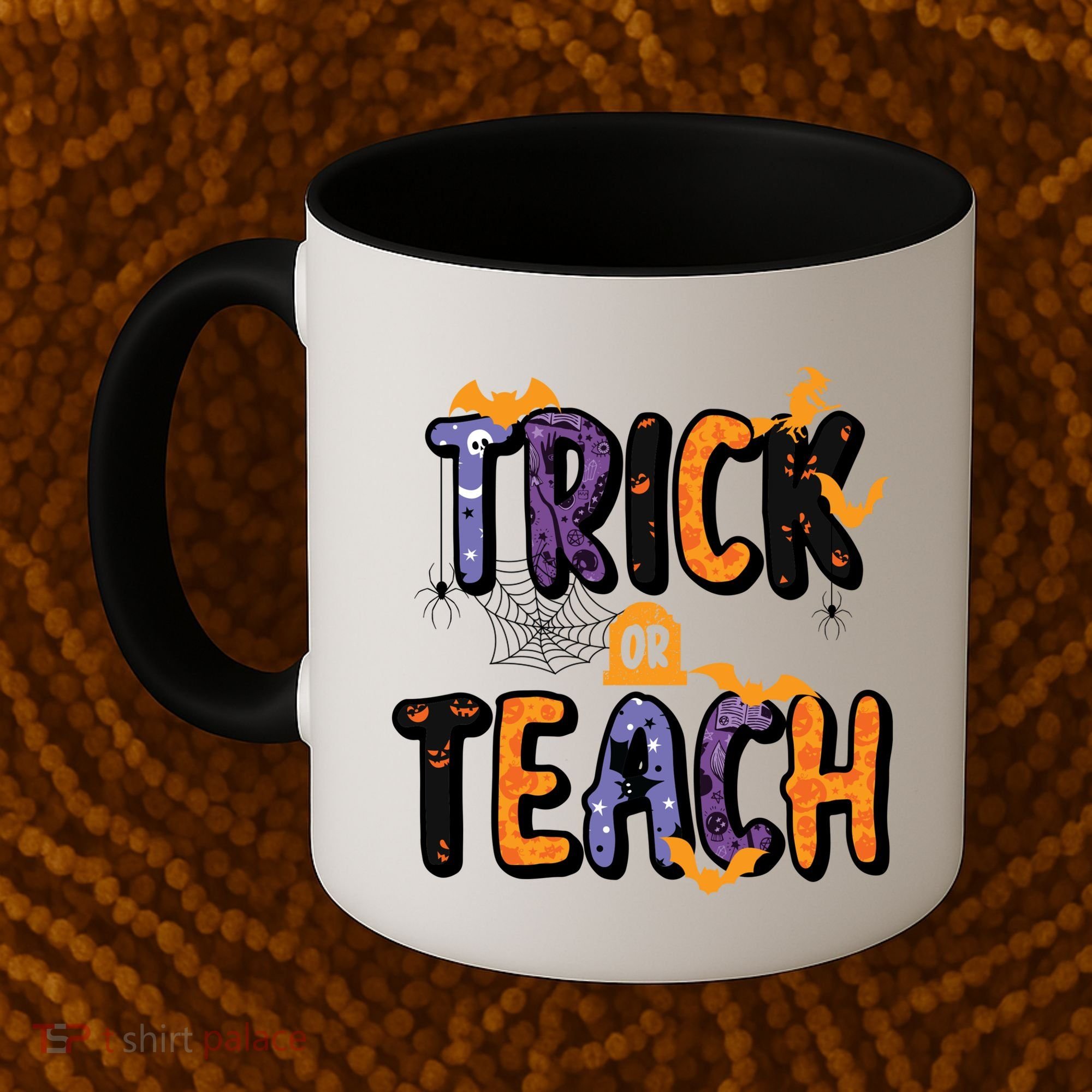 Trick Or Teach Funny Cute Halloween Coffee Mug