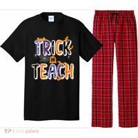 Trick Or Teach Funny Cute Halloween Pajama Set thumb 0