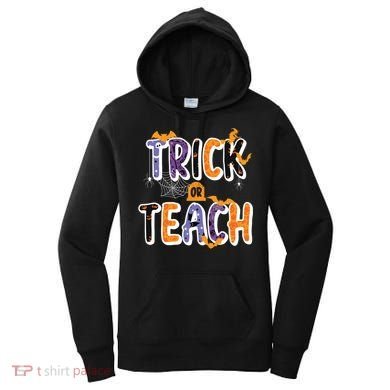 Trick Or Teach Funny Cute Halloween Women's Hoodie