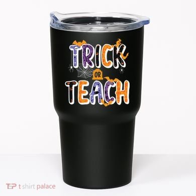 Trick Or Teach Funny Cute Halloween Tumbler