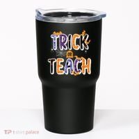 Trick Or Teach Funny Cute Halloween Tumbler thumb 0