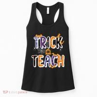 Trick Or Teach Funny Cute Halloween Women's Tank Top thumb 0