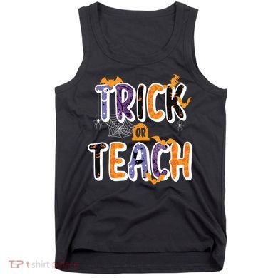 Trick Or Teach Funny Cute Halloween Tank Top