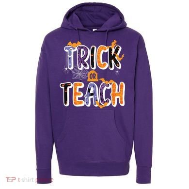 Trick Or Teach Funny Cute Halloween Hoodie