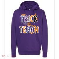 Trick Or Teach Funny Cute Halloween Hoodie thumb 0