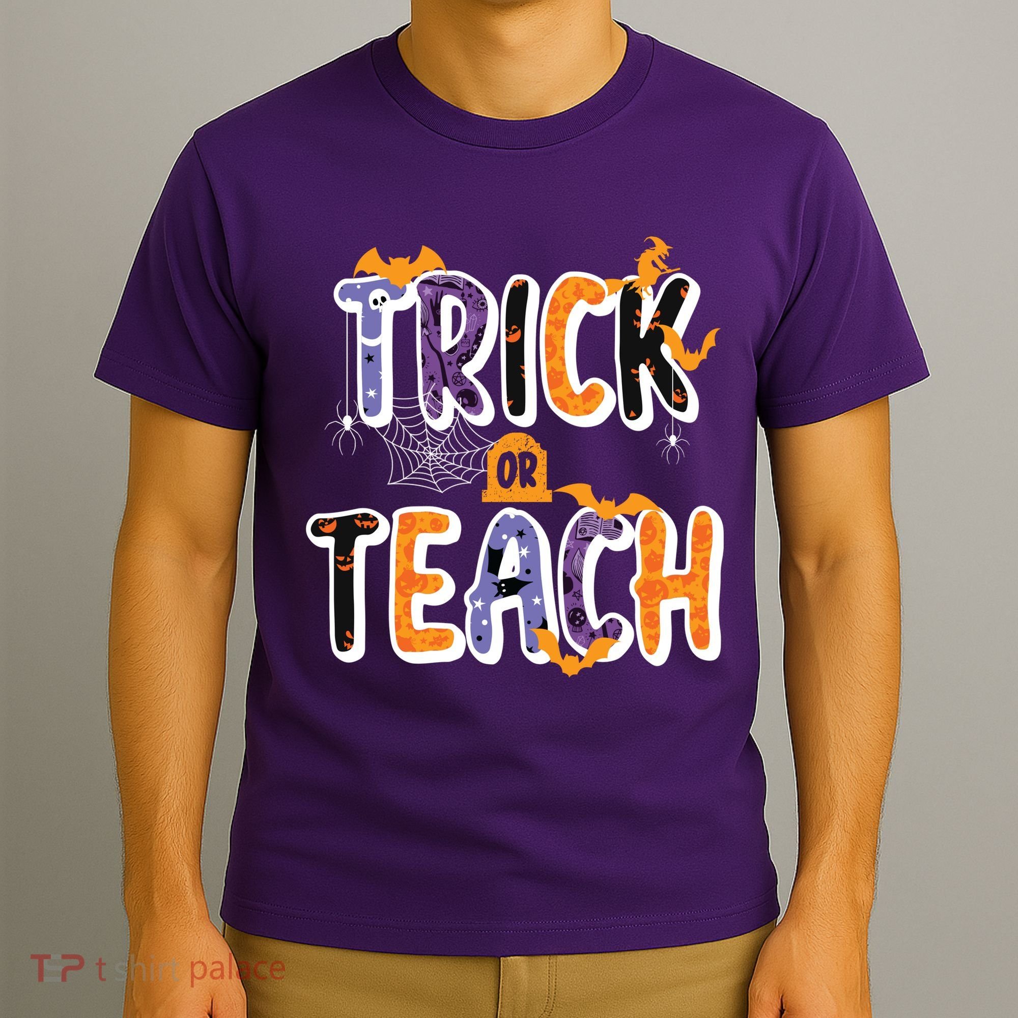 Trick Or Teach Funny Cute Halloween T-Shirt