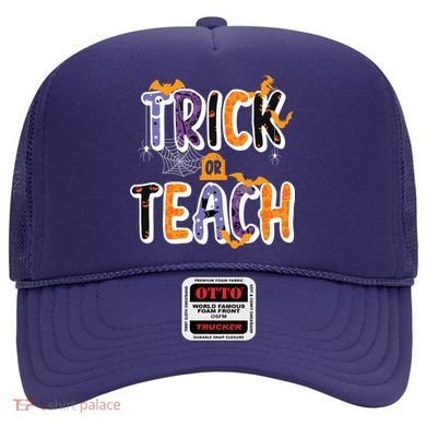 Trick Or Teach Funny Cute Halloween Hat