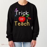 Trick Or Teach Halloween Teacher Women's Sweatshirt thumb 0