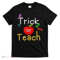 Trick Or Teach Halloween Teacher T-Shirt thumb 0