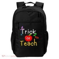 Trick Or Teach Halloween Teacher Backpack thumb 0