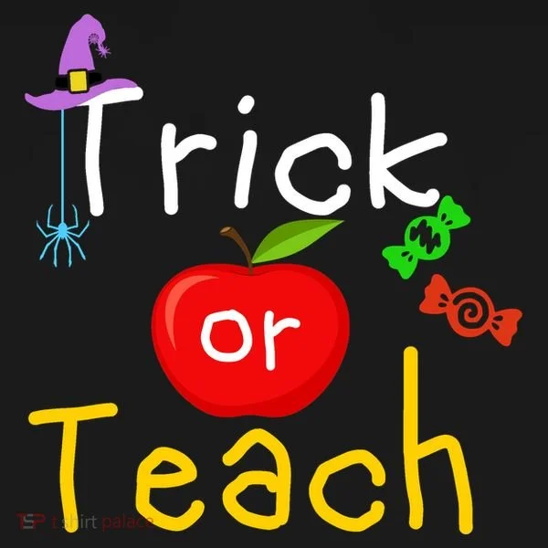 Trick Or Teach Halloween Teacher Bucket Hat