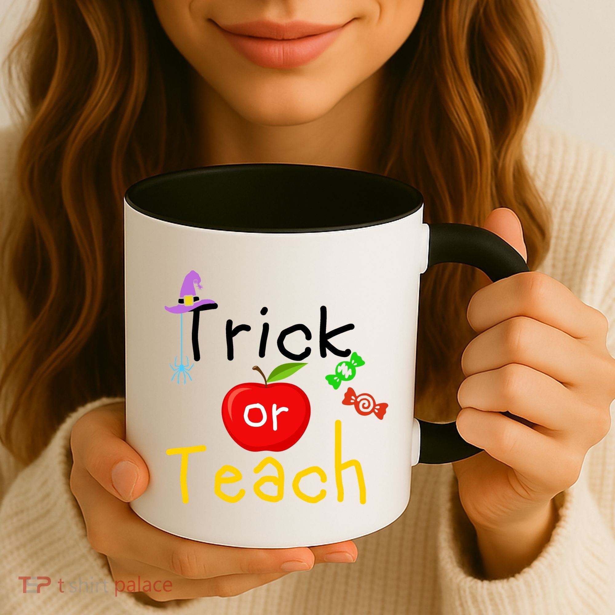 Trick Or Teach Halloween Teacher Coffee Mug