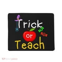 Trick Or Teach Halloween Teacher Mousepad thumb 0